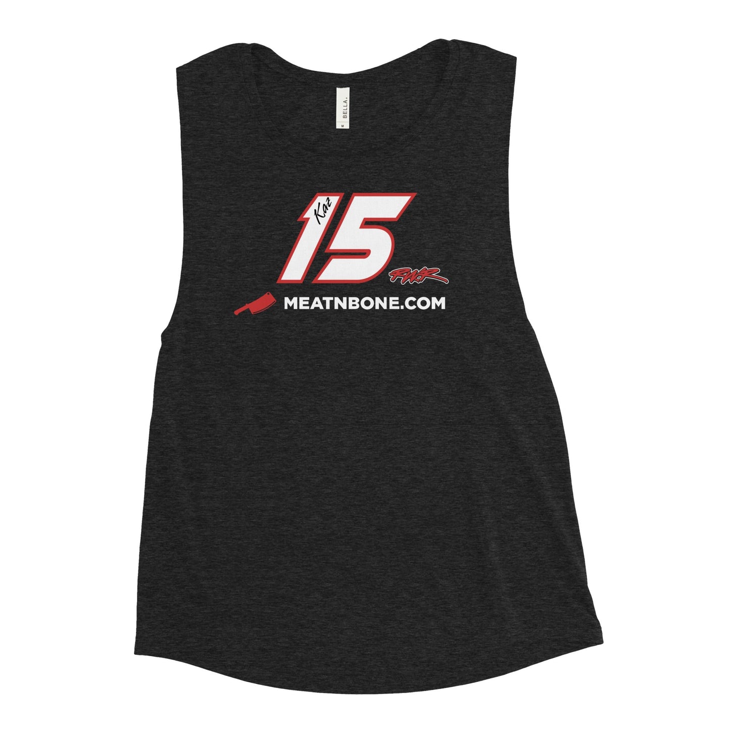 15 Kaz Ladies’ Muscle Tank - Meat N' Bone