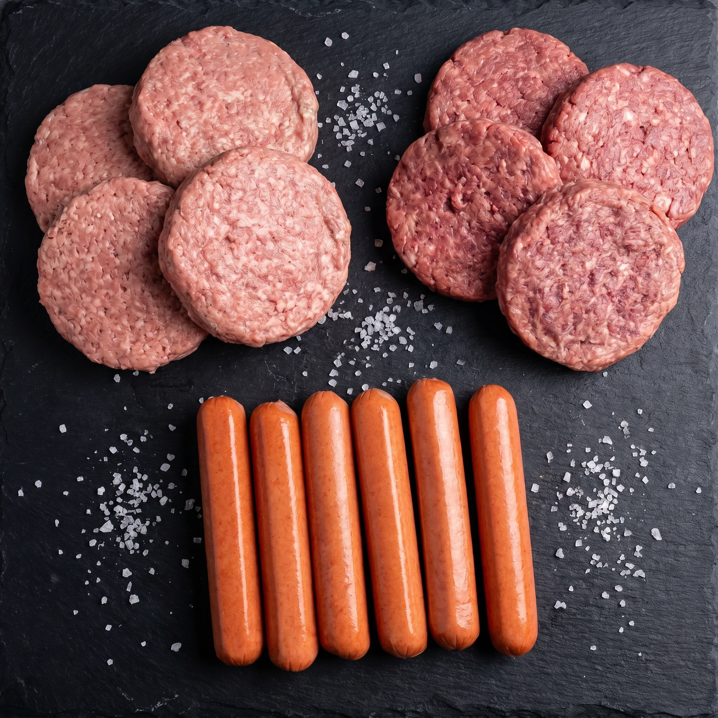 Burger & Dog Box — Ultimate Steakhouse Cookout Pack American Wagyu Burgers, Dry-Aged Burgers & Steakhouse Beef Franks Premium BBQ Essentials