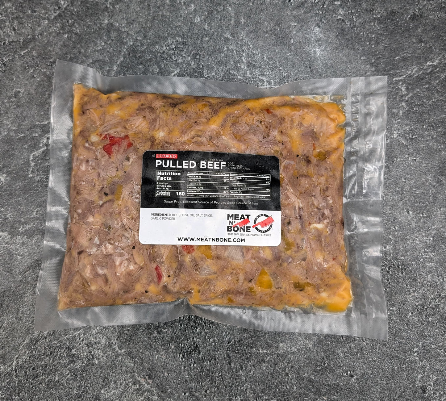 Pulled G1 Certified Beef | 1lb