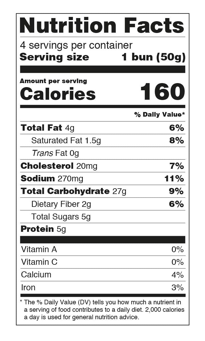 French Brioche Burger Bun - Meat N' Bone