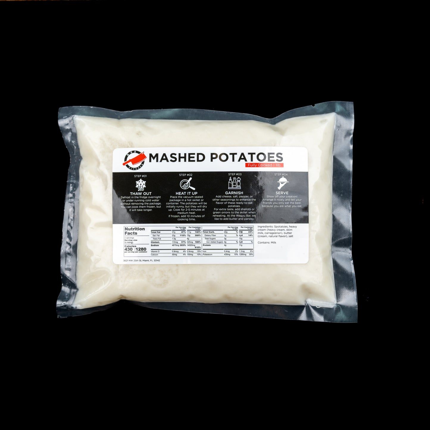 Pre-Cooked Mashed Potatoes | 1lb