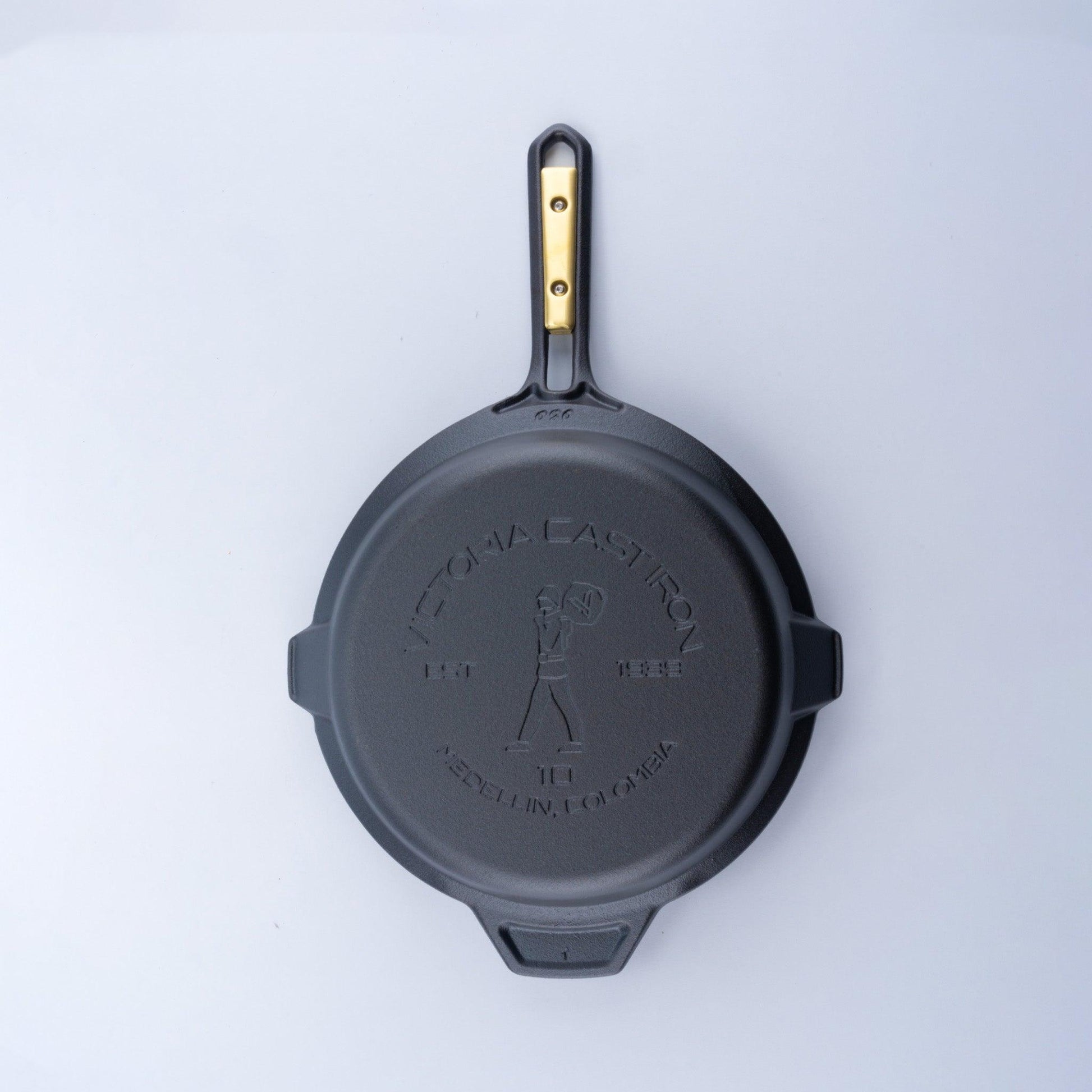 12-Inch Cast Iron Skillet with Helper Handle, SIGNATURESoft Technology - Meat N' Bone