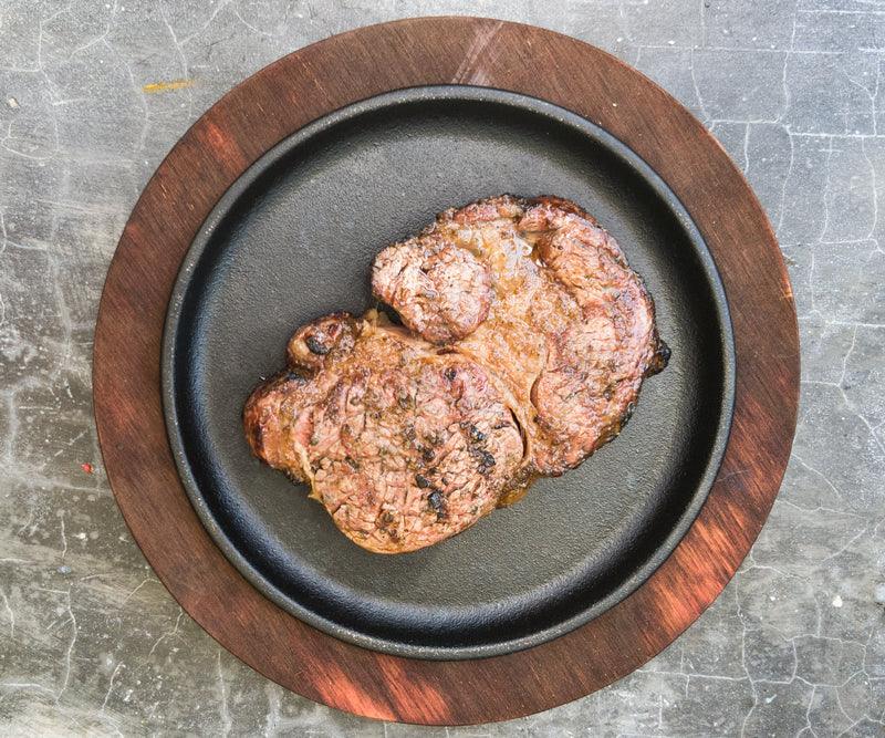Riebye Steak cooked