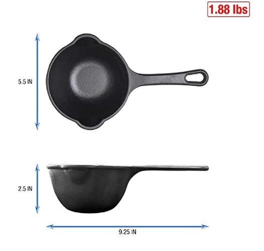 Cast Iron Saucepan - Meat N' Bone