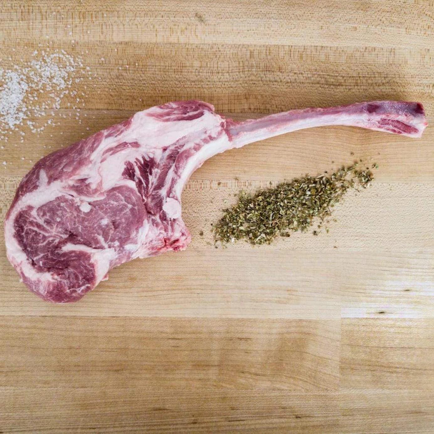 dry aged duroc pork chop