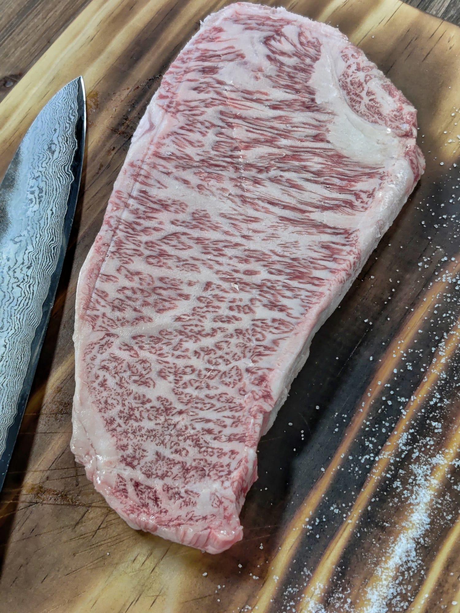 Striploin Steak  A5 Kuma-ou Japanese Wagyu – Meat N' Bone