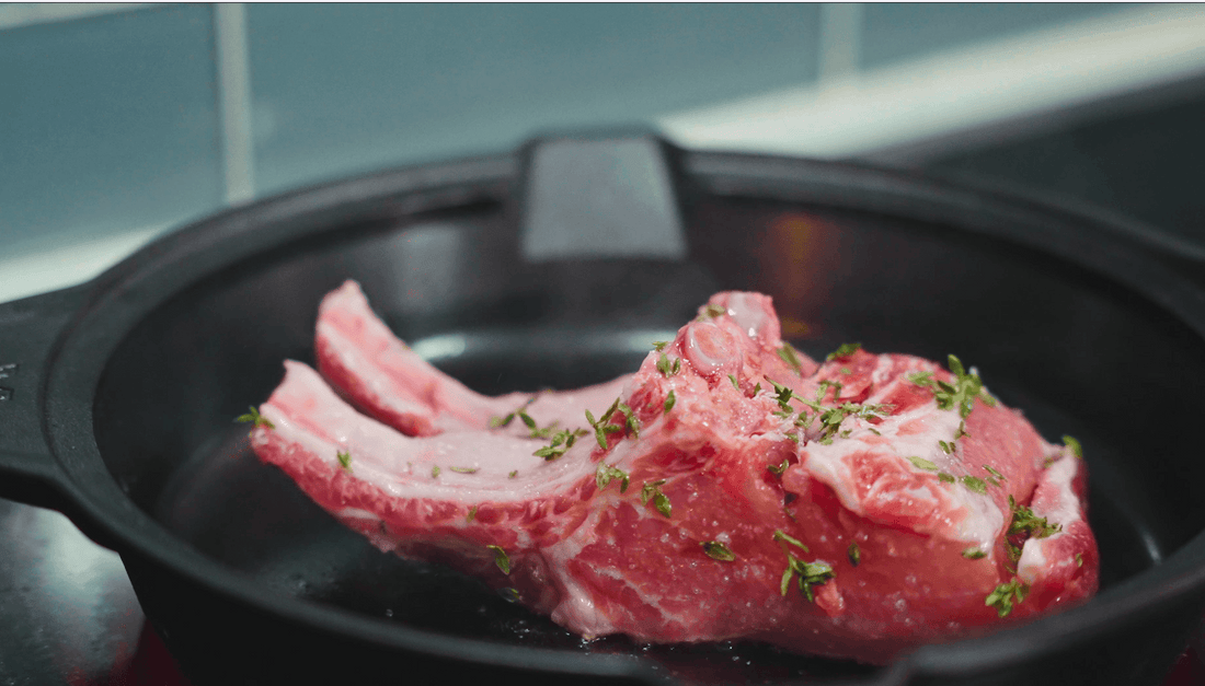  Cooking Iberico Bone-In Double Pork Chops At Home!