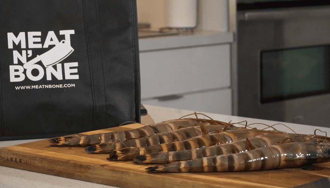 #GrillMasterSeries: How To Cook Wild African Tiger Black Prawns In The Oven - Meat N' Bone