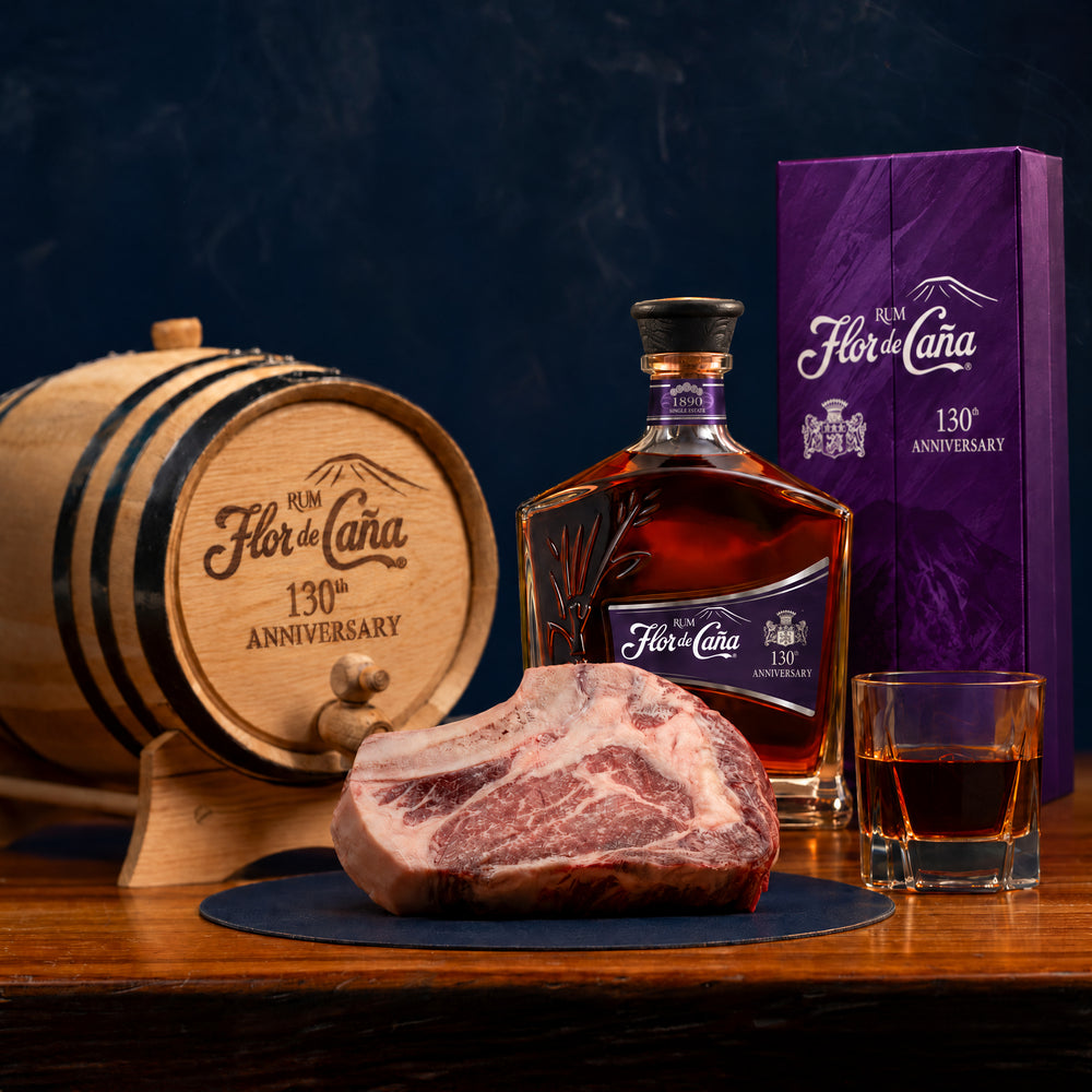 60-Day Dry Aged Bone-In Ribeye Aged with Flor de Caña 130th Anniversary Rum