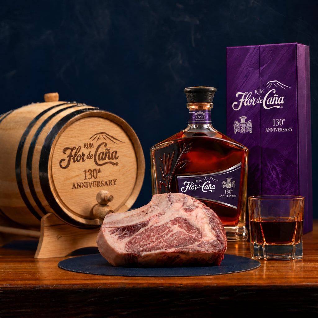60-Day Dry Aged Bone-In Ribeye Aged with Flor de Caña 130th Anniversary Rum