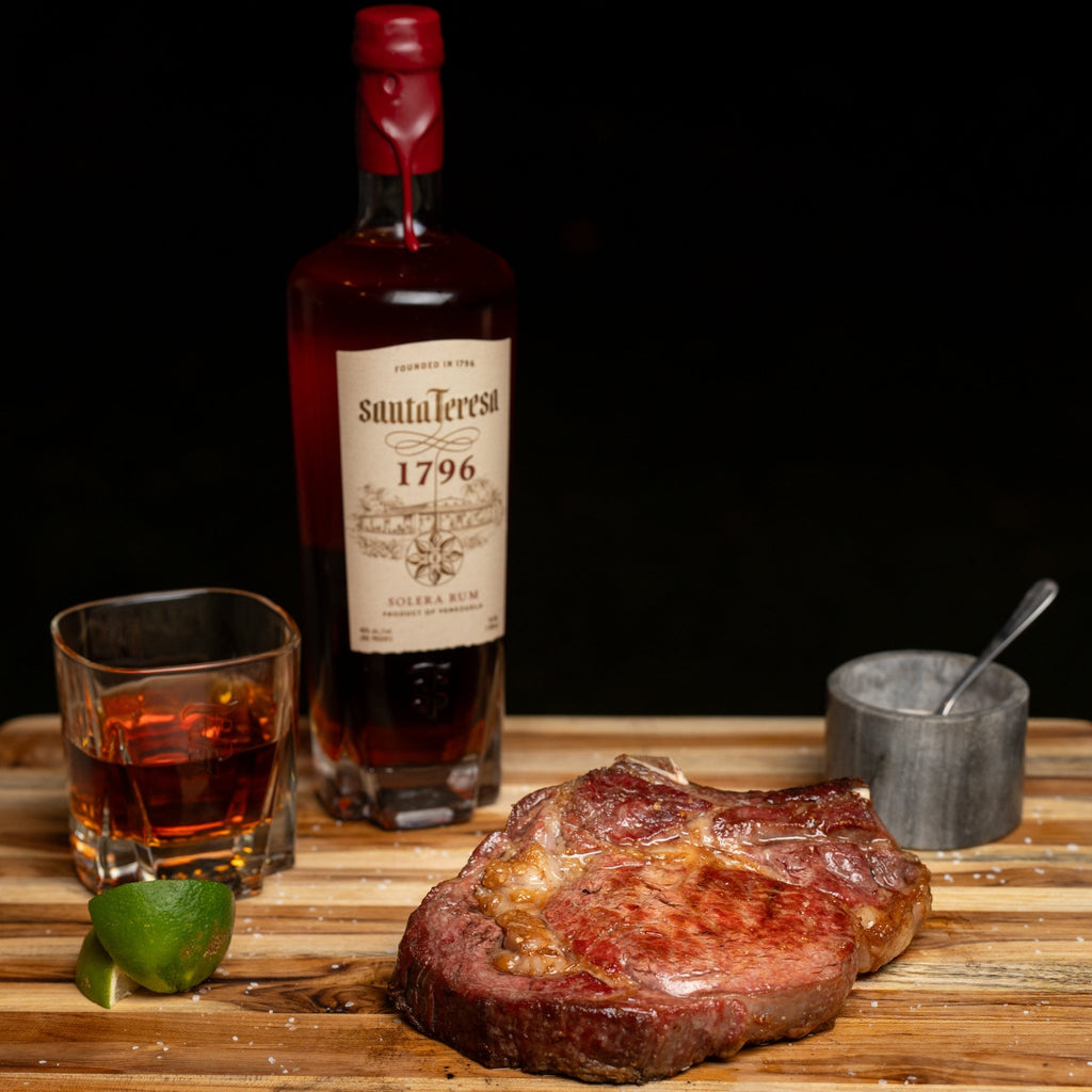 60 Day Dry Aged Bone - In Ribeye Aged Infused With Santa Teresa Rum - Meat N' Bone