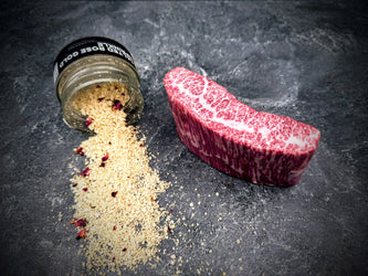 A5 Japanese Wagyu Flank Steak & Gold Salt