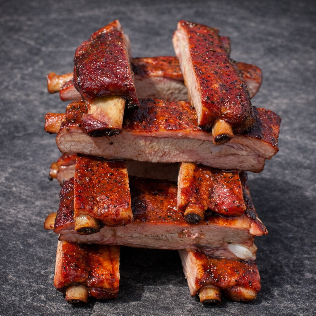 Pre-Cooked Tender BBQ Baby Back Ribs