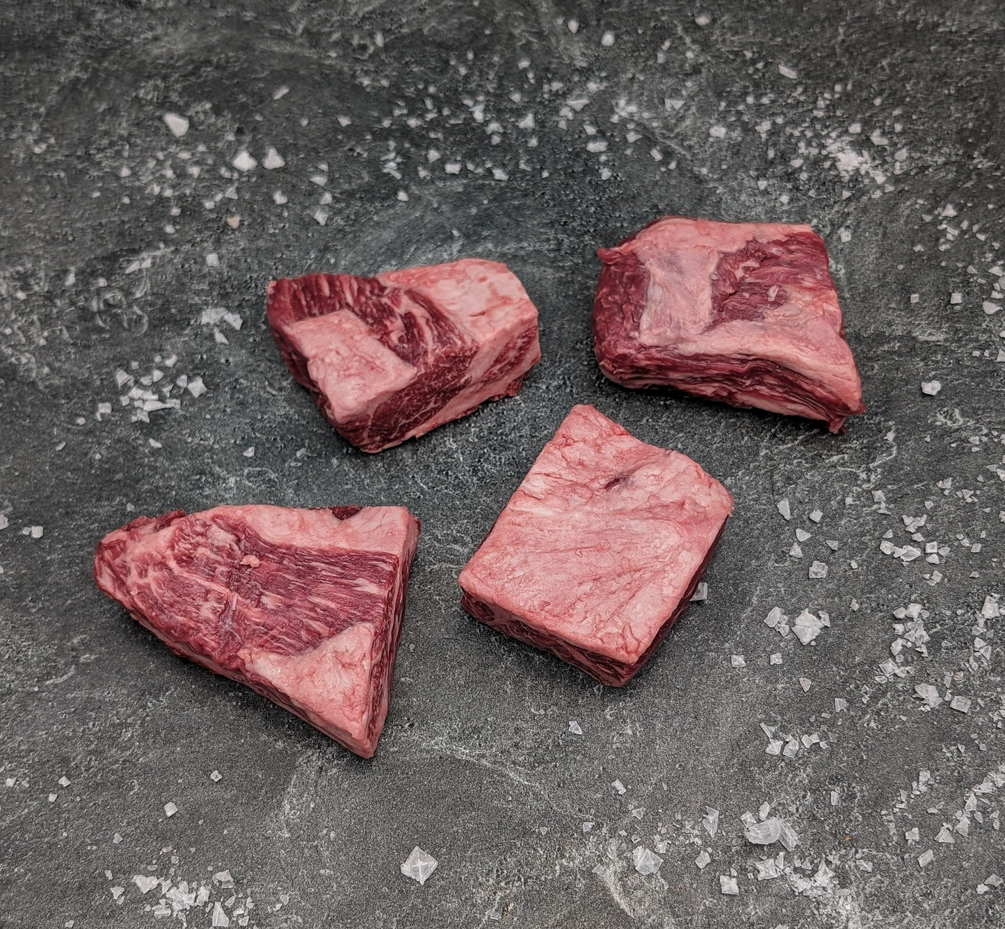 Boneless Short Rib Cube (4 Pack) | Wagyu BMS7+