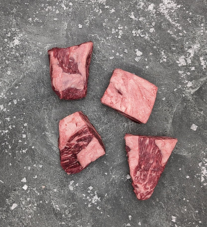 Boneless Short Rib Cube (4 Pack) | Wagyu BMS7+