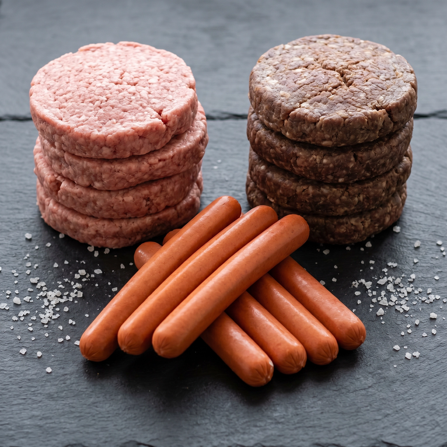 Burger & Dog Box — Ultimate Steakhouse Cookout Pack American Wagyu Burgers, Dry-Aged Burgers & Steakhouse Beef Franks Premium BBQ Essentials