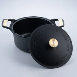 Artisan Signature Cast Iron 6-Quart Dutch Oven with Lid