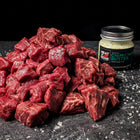 Filet Mignon Kebabs Bundle — Butcher’s Choice Value Pack 4 Packs of Premium Beef Tenderloin Tips + Chimichurri Butter Restaurant-Quality | Perfect for Steak Bites, Skewers & Meal Prep