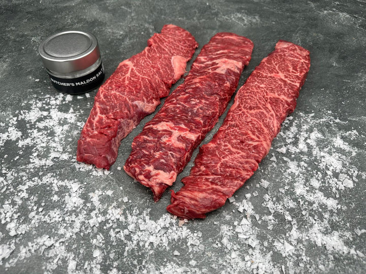 Flap Wagyu BMS7+ & Maldon Salt Combo