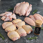 Heritage Chicken Family Box — Premium All-Natural Poultry Bundle Whole Chicken, Wings, Boneless Breasts, Boneless Thighs & Poultry Rub Chef-Quality Chicken Box | Family Grilling & Meal Prep