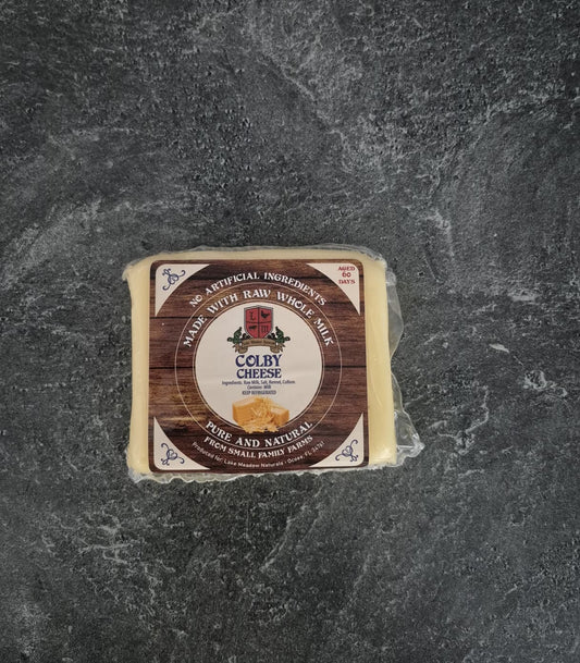 Naturals Raw Milk Colby (Aged 60 Days)