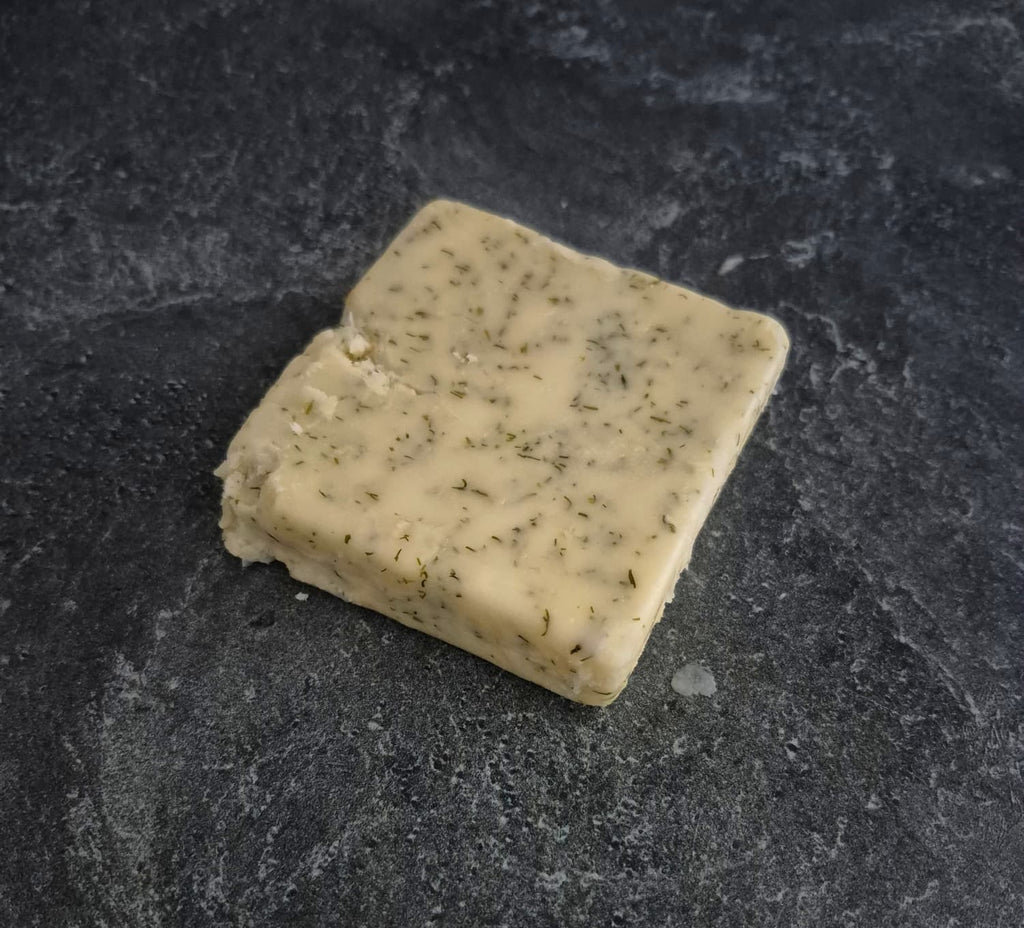 All-Natural Raw Milk Garlic & Dill Cheese (Aged 60 Days)