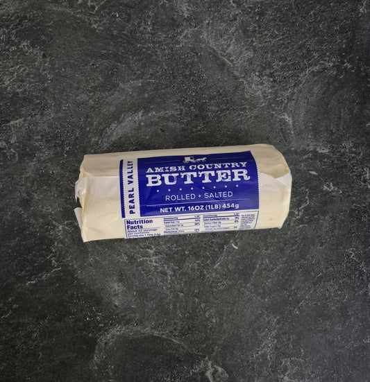 Amish Country Butter — Rolled + Salted