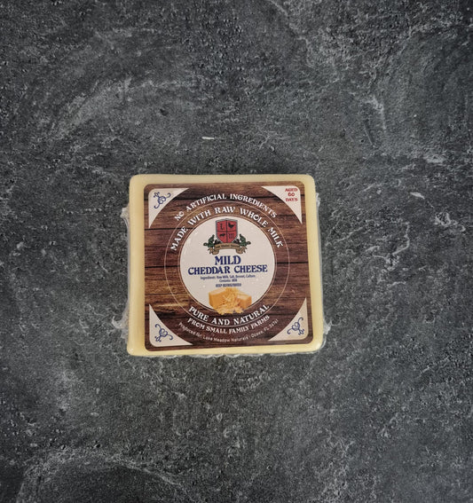 Raw Milk Mild Cheddar Cheese