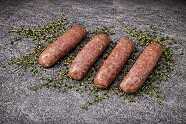 Wild Boar with Roasted Garlic and Marsala Wine Sausage