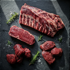 Wild Game Variety Pack — Chef’s Selection of Premium Game Meats Bison Strip Steak, Elk Filet, Venison Filet Mignon & Wild Boar Ribs Exotic Meat Sampler