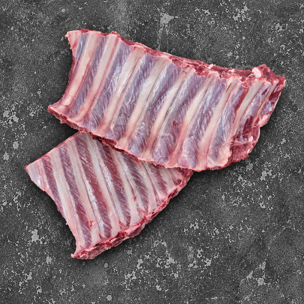 Wild boar baby back ribs