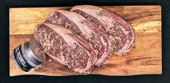 Ribeye Wagyu BMS8-9 and Maldon Salt Combo