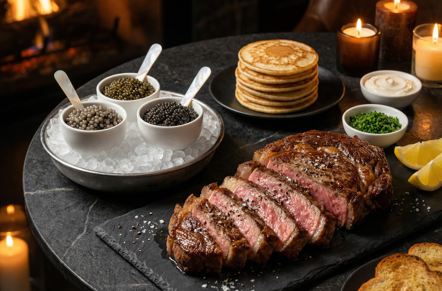 Hand-selected premium caviar curated by Meat N’ Bone with same standards as fine steaks