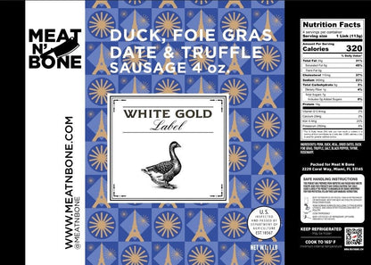 Duck, Foie Gras & Truffle Sausage - Meat N' Bone