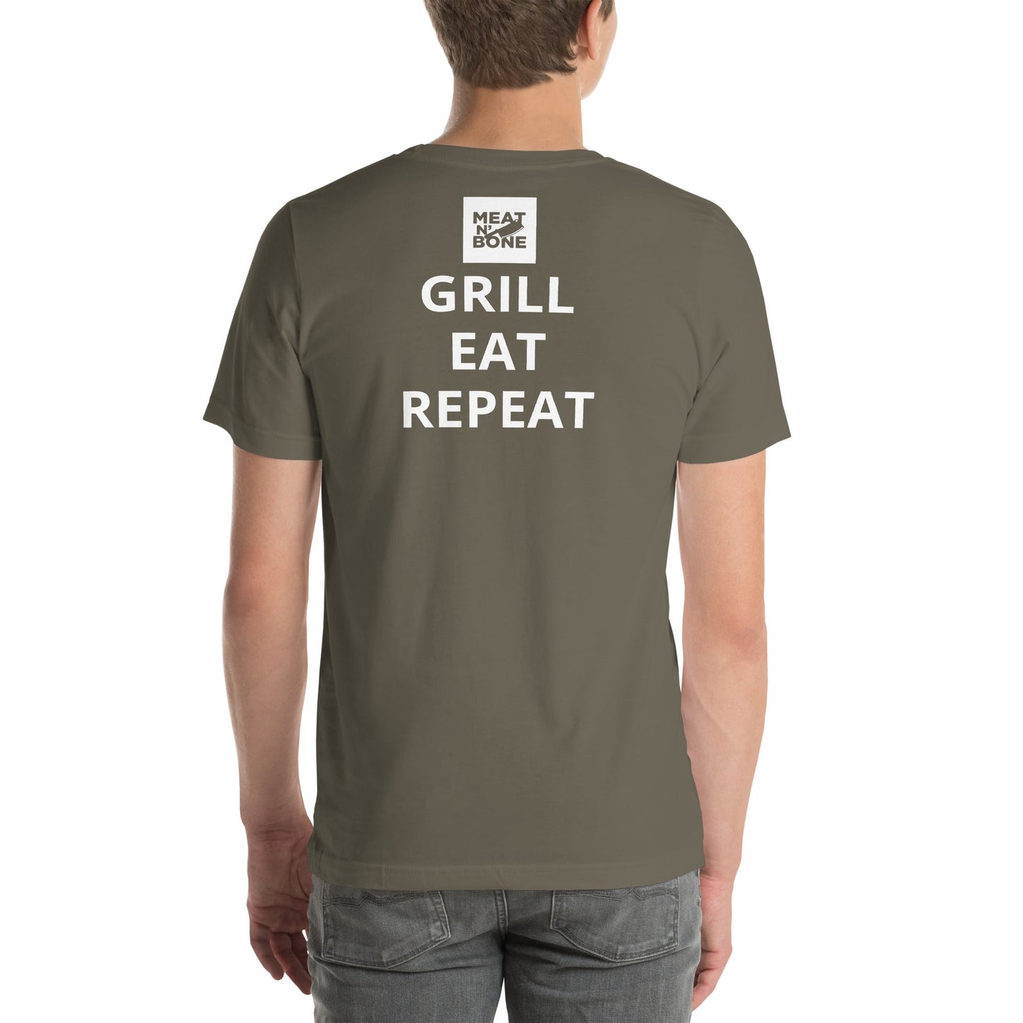 Eat, Grill, Repeat T-Shirt - Meat N' Bone