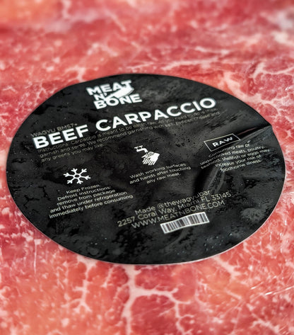 GrillMaster's Wagyu Beef Carpaccio - Meat N' Bone
