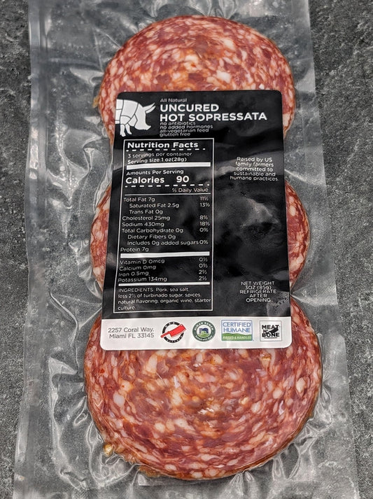 Hot Sopressata - Meat N' Bone