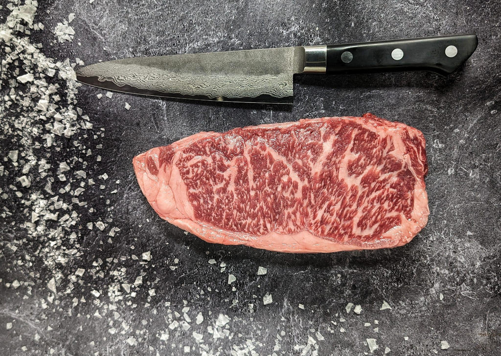 New York Strip Steak | Japanese Kokusan Wagyu BMS 8 - 9 - Meat N' Bone