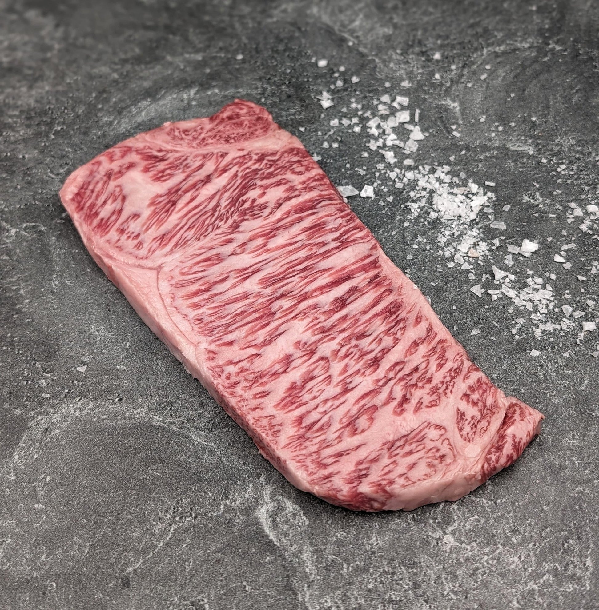 New York Strip Steak | Olive - Fed (Sanuki) Japanese A5 wagyu - Meat N' Bone
