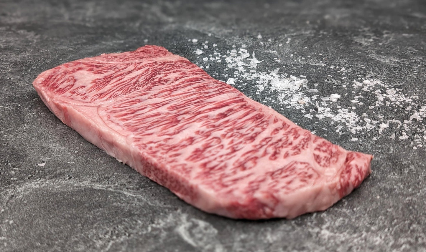 New York Strip Steak | Olive - Fed (Sanuki) Japanese A5 wagyu - Meat N' Bone