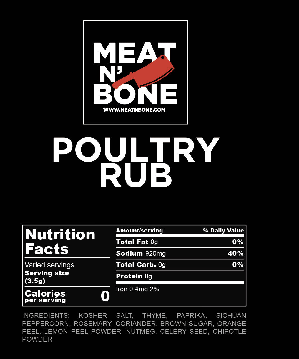 Poultry Rub - Meat N' Bone