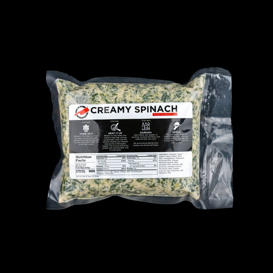 Pre Cooked Creamy Spinach | 1lb - Meat N' Bone