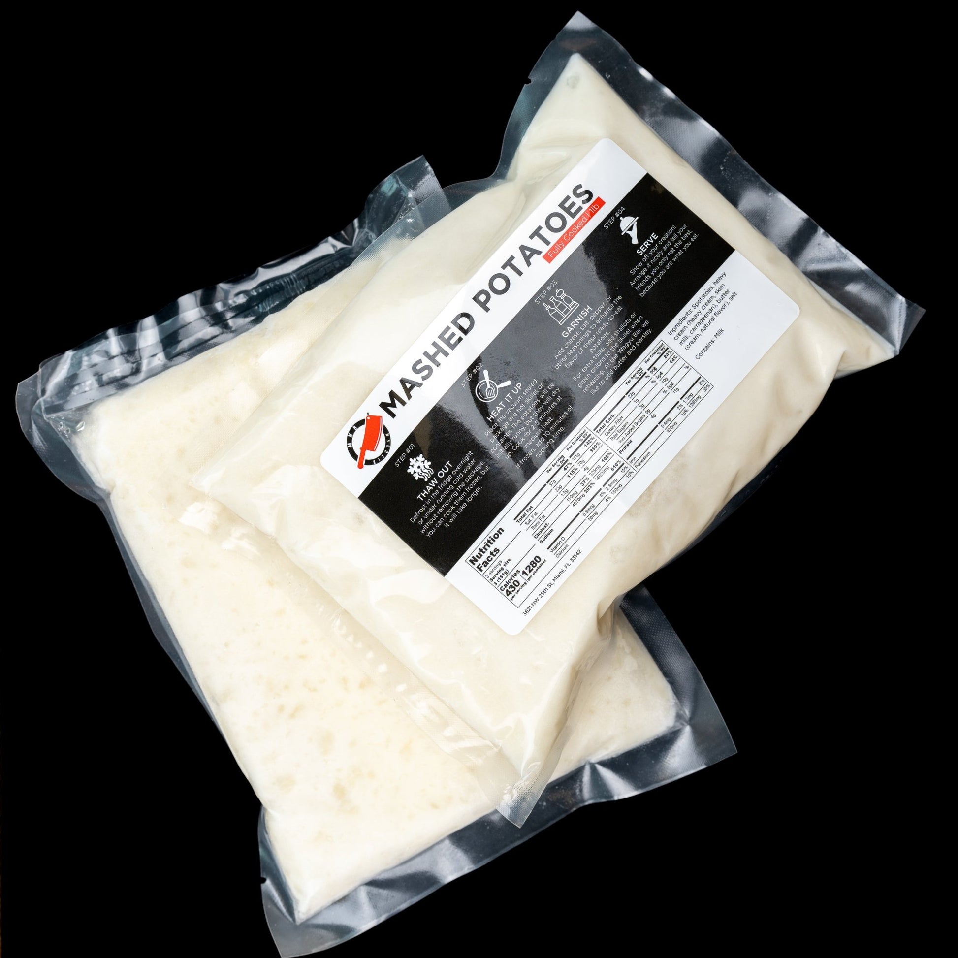 Pre - Cooked Mashed Potatoes | 1lb - Meat N' Bone