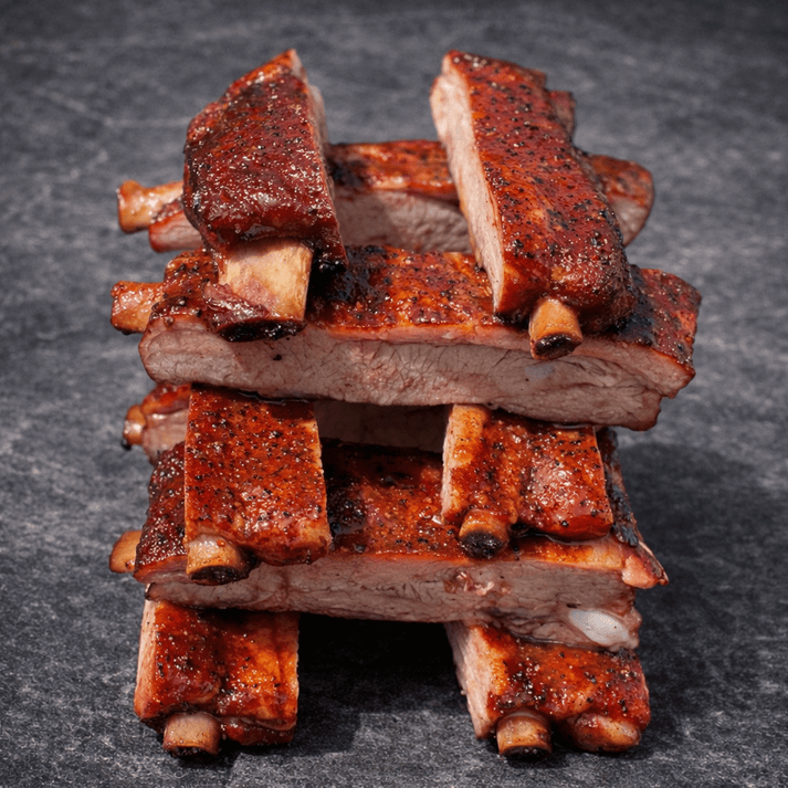 Pre-Cooked Tender BBQ Baby Back Ribs