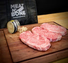 Striploin A5 Miyazakigyu Japanese Wagyu with Salted Rose Gold Sprinkle - Meat N' Bone