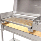 Tagwood Argentine Santa Maria Wood Fire & Charcoal Grill with Top Lid - Meat N' Bone