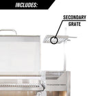 Tagwood Argentine Santa Maria Wood Fire & Charcoal Grill with Top Lid - Meat N' Bone