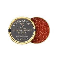 Salmon Pearls container and lid