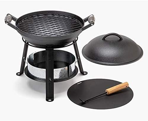 All-in One Cast Iron Grill | Portable - Meat N' Bone