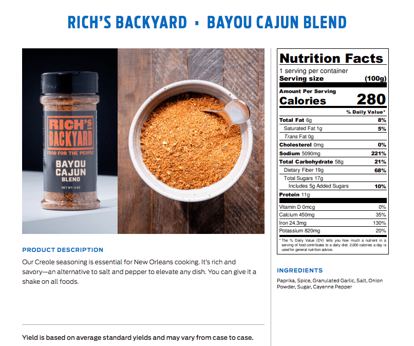 Bayou Cajun Blend | By Chef Rosendale - Meat N' Bone